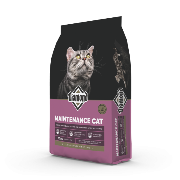 Croquetas Diamond- Maintance Cat - para Gatos con actividad moderada y baja - 18.14kg