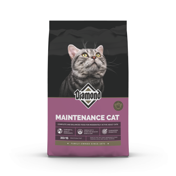 Croquetas Diamond- Maintance Cat - para Gatos con actividad moderada y baja - 18.14kg