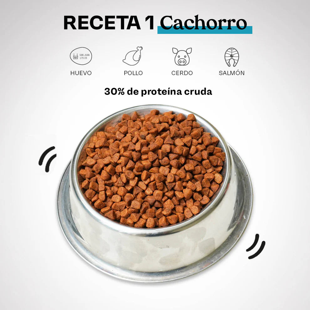 MAKA-Receta 1 (Pollo, cerdo, maíz, huevo y salmón)