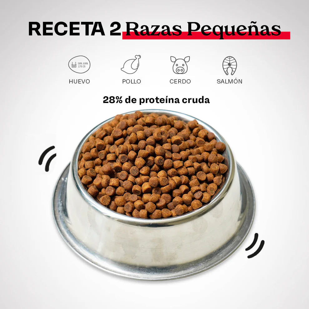 MAKA-Receta 2 - Raza Pequeña (Pollo, cerdo, huevo, camote y salmón)