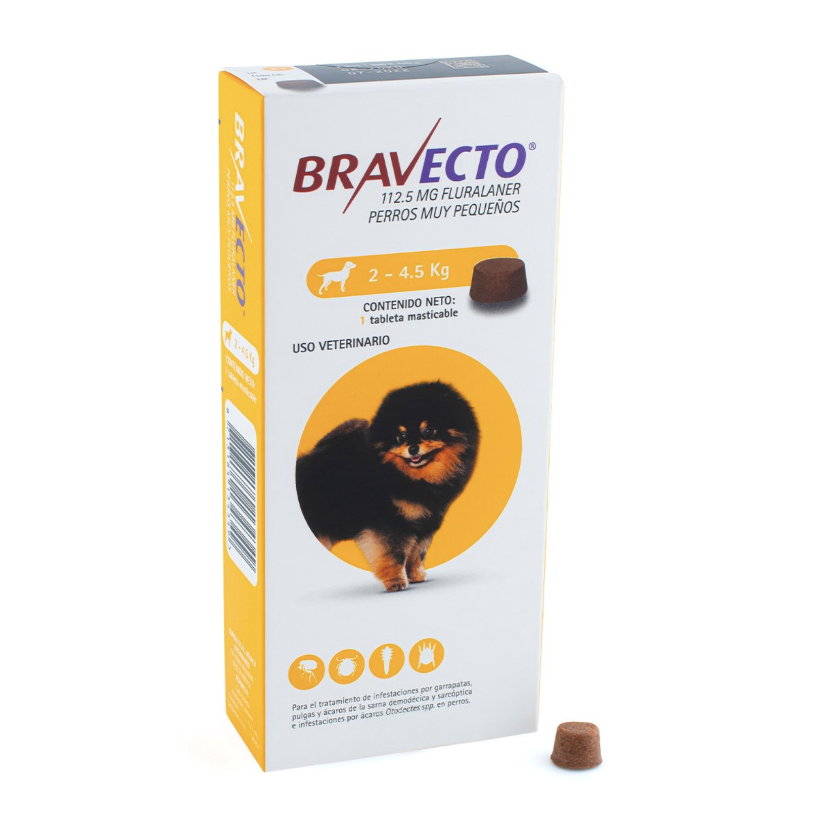 BRAVECTO - Perros de 2 hasta 4.5 kg