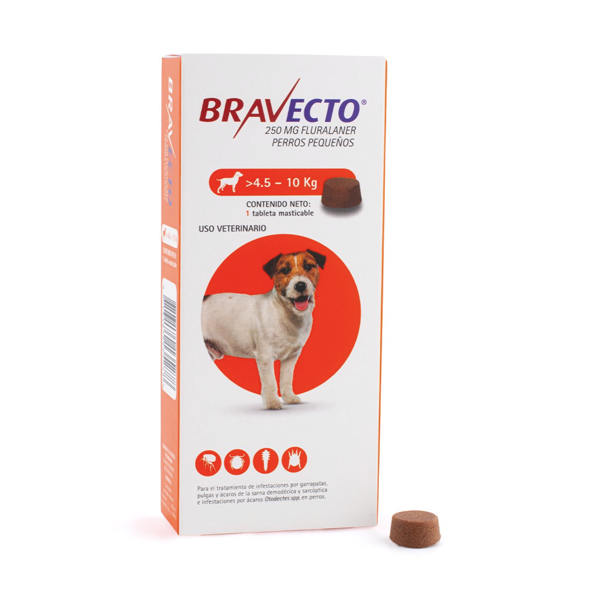 Bravecto Chew Tableta - Perro de 4.5 a 10 kg