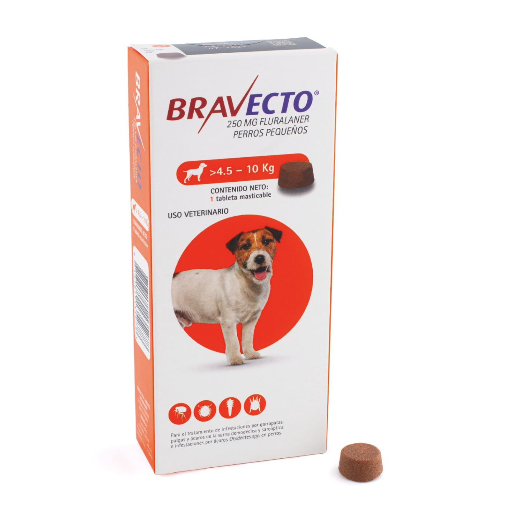 Bravecto Chew Tableta - Perro de 4.5 a 10 kg