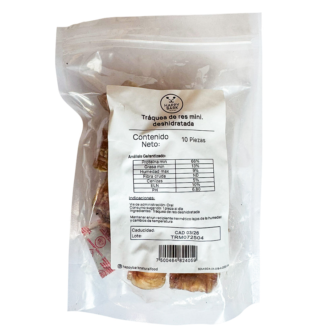 Mini Traqueas de Res Deshidratadas