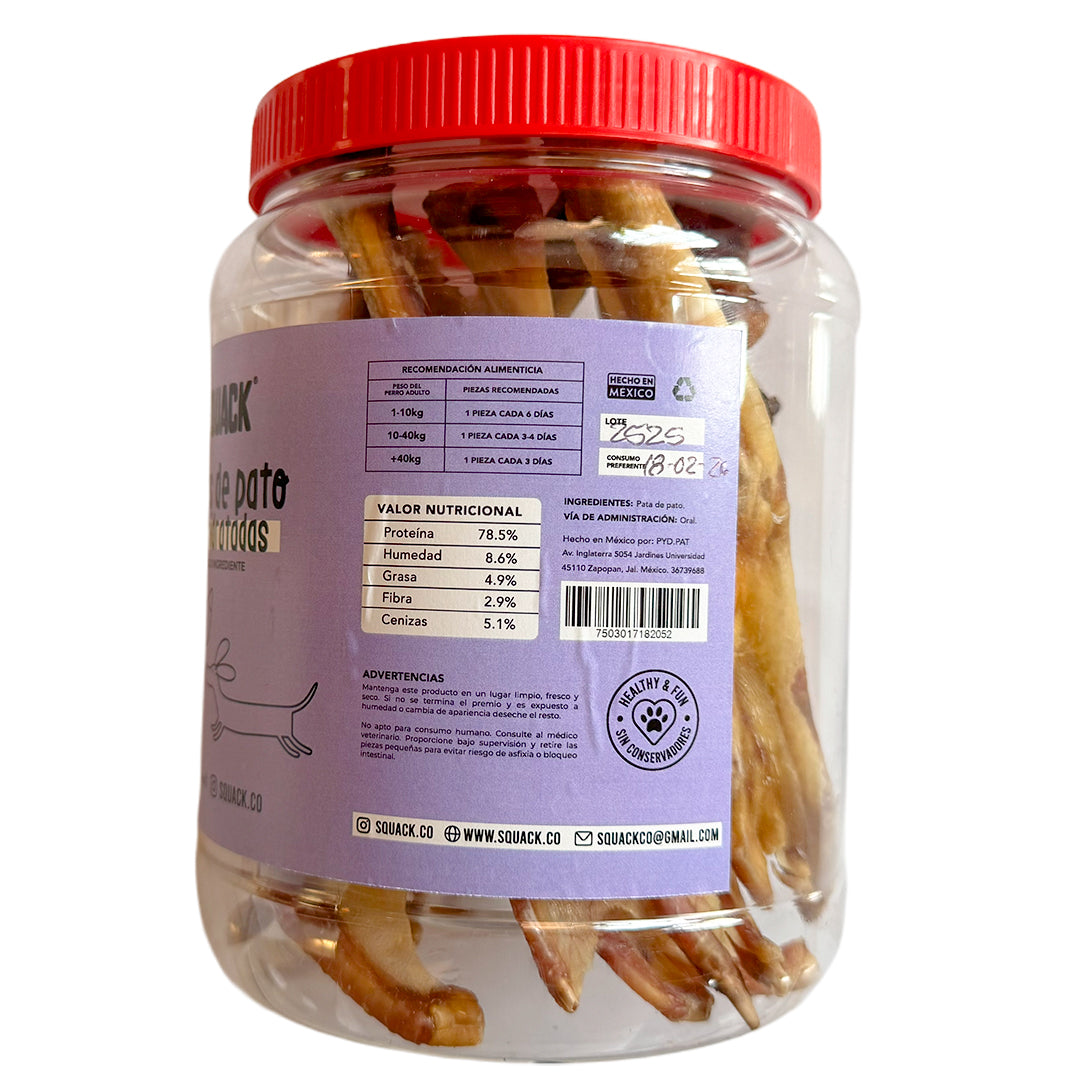 Patas de Pato Deshidratados - 10 piezas